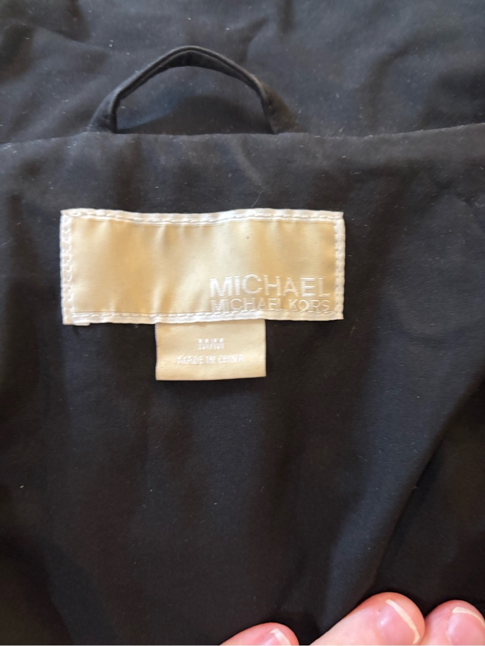 MICHAEL Michael Kors Black Hooded Utility Jacket - Picture 5 of 5